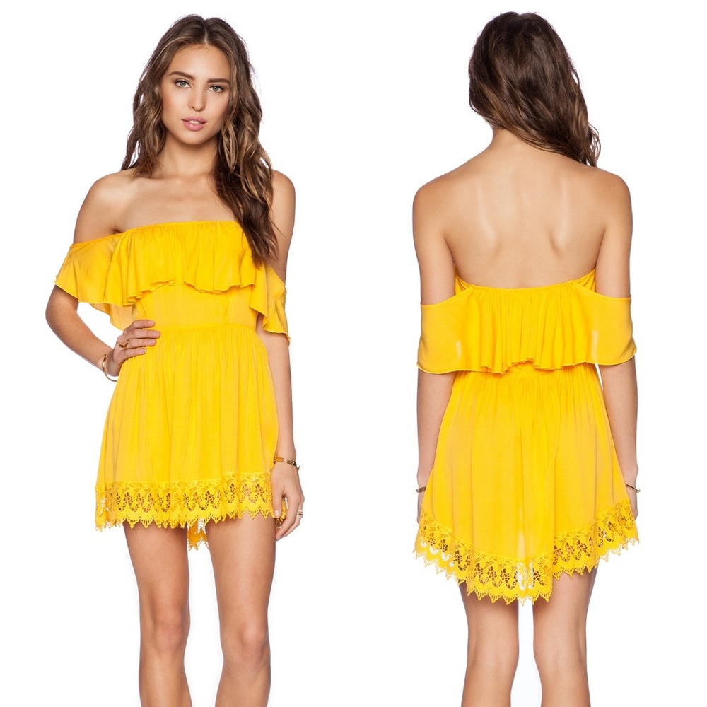 Lovers + Friends Dream Vacay Dress in El Dorado S